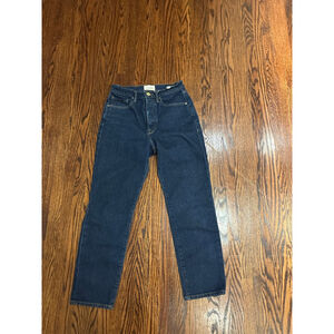 Women's FRAME Blue Le Original Straight Leg Jeans Size 27